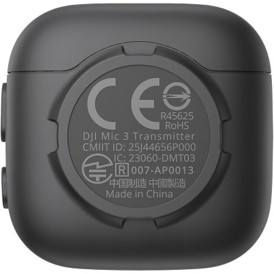 DJI Mic 3 Transmitter - Shadow Black (CP.RN.00000478.01) DJI Mic 3 Transmitter - Shadow Black (CP.RN.00000478.01)