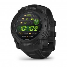 Смарт-годинник Garmin Instinct 3 50mm AMOLED Tactical Edition Black with Black Band (010-03020-50/90)