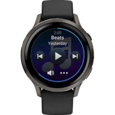 Garmin Venu 4 41 mm Slate with Black Silicone Band