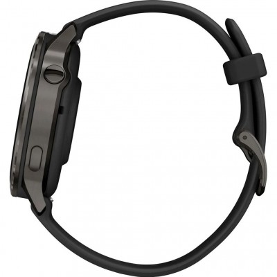Garmin Venu 4 41 mm Slate with Black Silicone Band