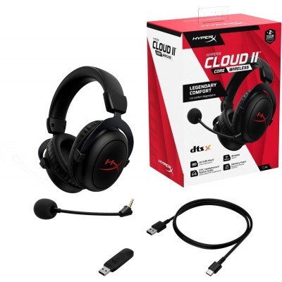 HyperX Cloud II Core Wireless Black (6Y2G8AA)