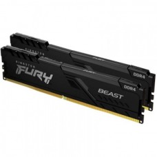 Оперативная память Kingston FURY 16 GB (2x8GB) DDR4 3200 MHz Beast Black (KF432C16BBK2/16WP)