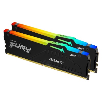 Kingston FURY 64 GB (2x32GB) DDR5 6400 MHz Beast RGB EXPO