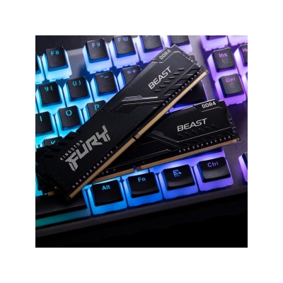 Kingston FURY 16 GB (2x8GB) DDR4 3200 MHz Beast Black Kingston FURY 16 GB (2x8GB) DDR4 3200 MHz Beast Black