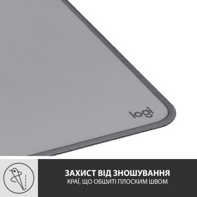  Logitech Desk Mat Studio Series Mid Grey 