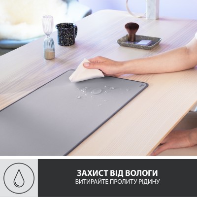  Logitech Desk Mat Studio Series Mid Grey 