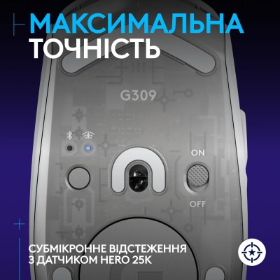 Logitech G309 LIGHTSPEED White (910-007207) Logitech G309 LIGHTSPEED White (910-007207)