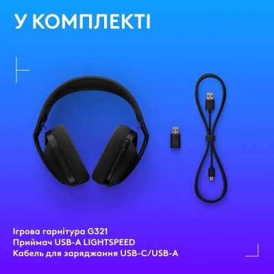 Logitech G321 Lightspeed Wireless Black Logitech G321 Lightspeed Wireless Black