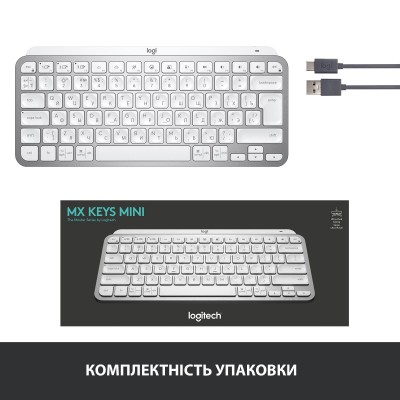 Logitech MX Keys Mini Minimalist US Pale Grey (920-010499) Logitech MX Keys Mini Minimalist US Pale Grey (920-010499)