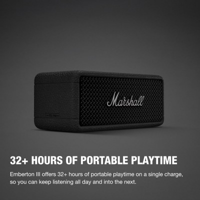 Marshall Emberton III Black and Silver (1009773) Marshall Emberton III Black and Silver (1009773)