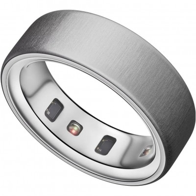 Oura Ring 4 Brushed Silver Size 7