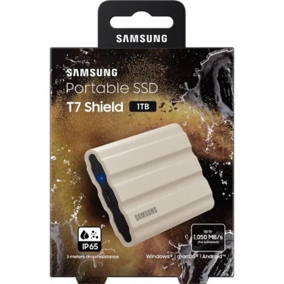 SSD накопитель Samsung T7 Shield 1 TB Beige (MU-PE1T0K)