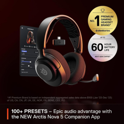 SteelSeries Arctis Nova 5 Black